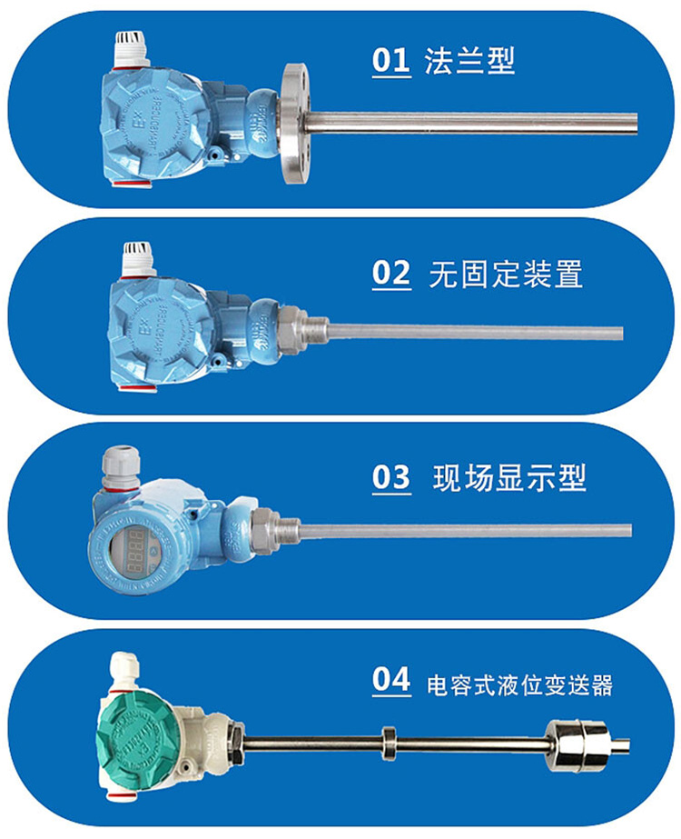 石油化工浮球液位计分类图