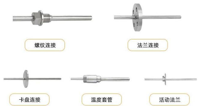 管道温度变送器连接方式分类图